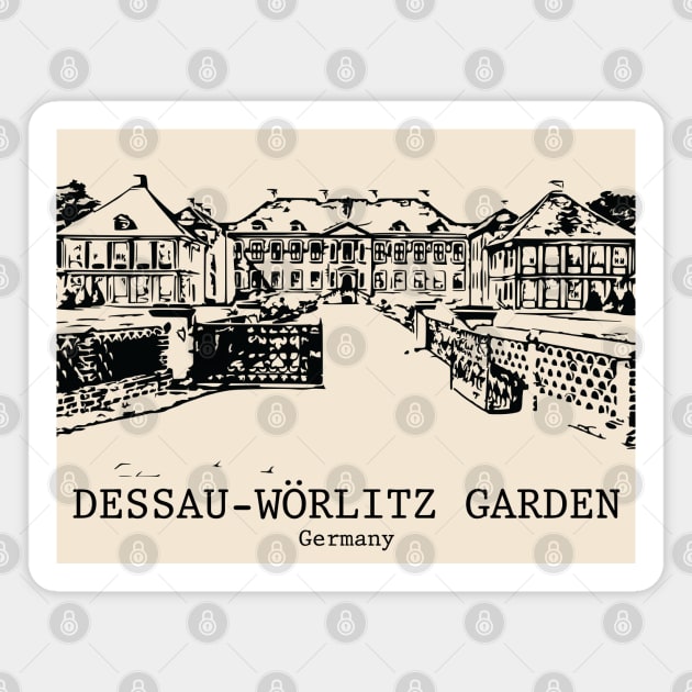 Dessau-Wörlitz Garden - Germany Magnet by Lakeric